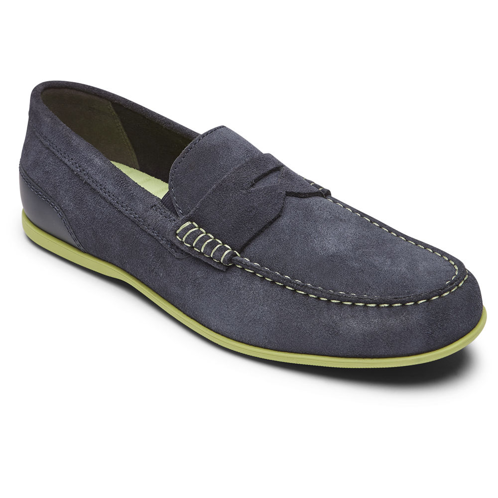 Rockport Slip-On Herr Blå - Malcom Penny - IZEVG2046